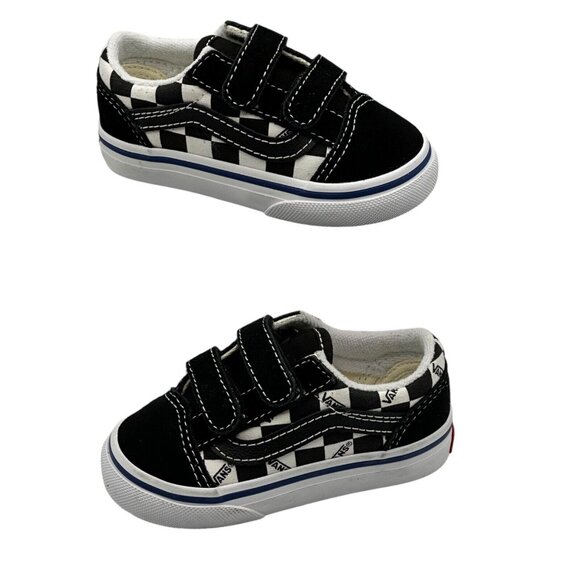 Vans Other - Vans Toddler Size 5 Old Skool Checkerboard Skate Sneaker Black White SAMPLE